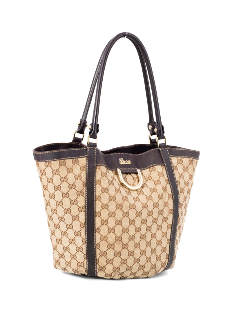 Gucci GG Supreme Canvas Large Bucket Bag Brown-designer resale