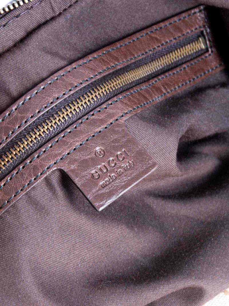 Gucci GG Supreme Large Hobo Bag Brown-designer resale