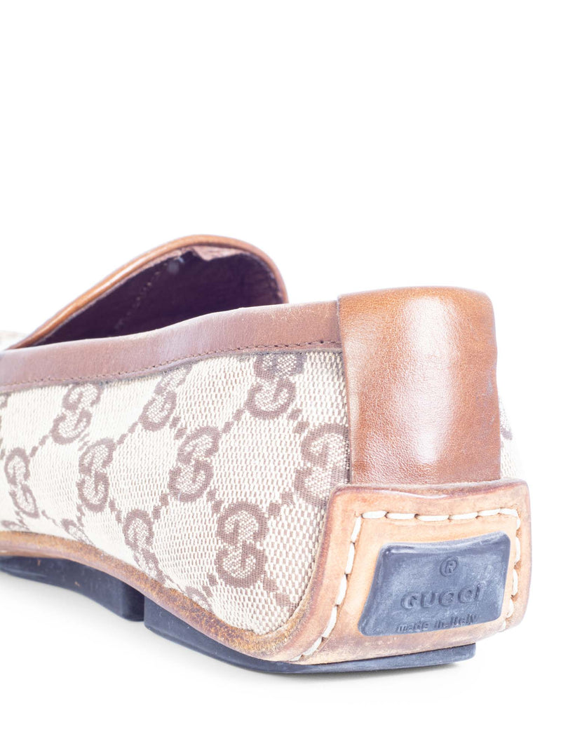 Gucci GG Supreme Loafers Brown-designer resale