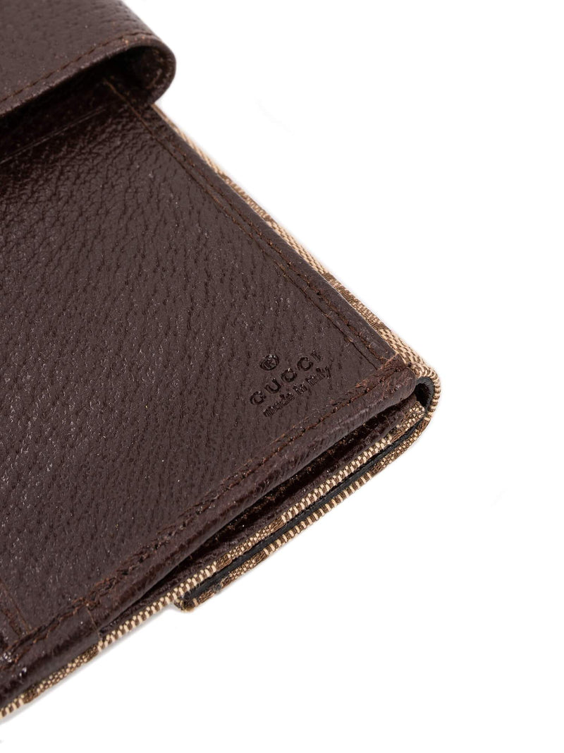Gucci Brown GG Supreme Continental Wallet – The Closet
