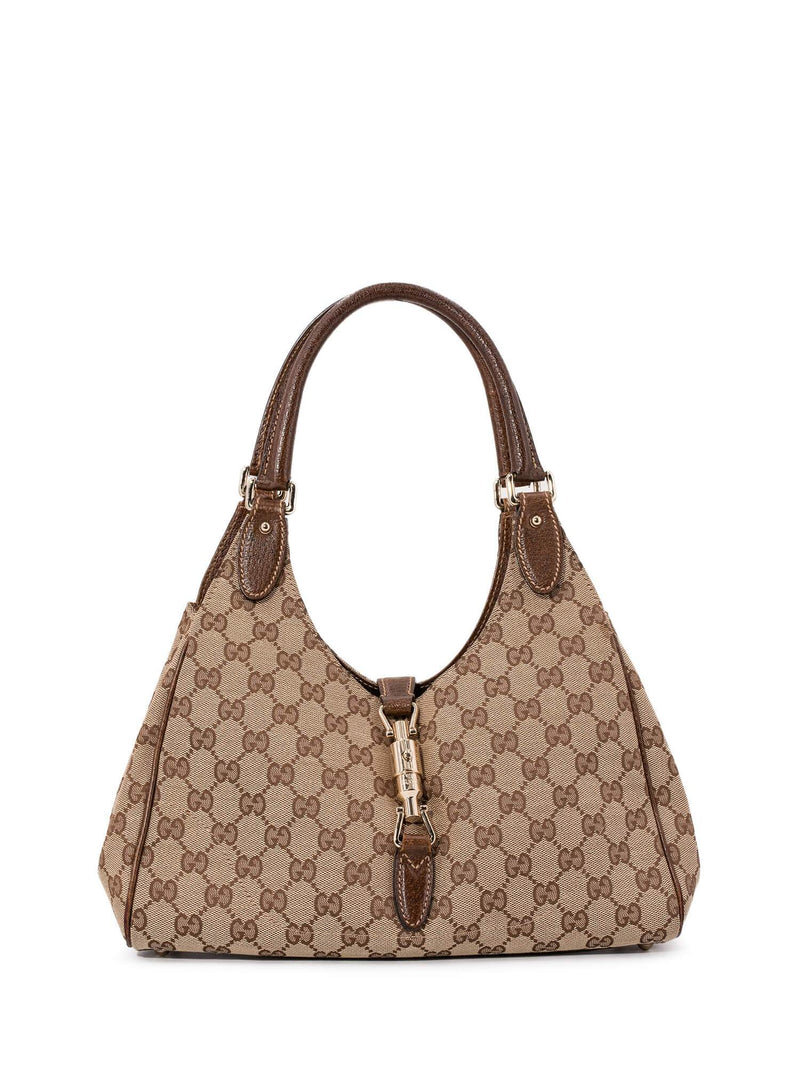 Authentic Vintage Gucci Monogram Jackie Shoulder Bag 