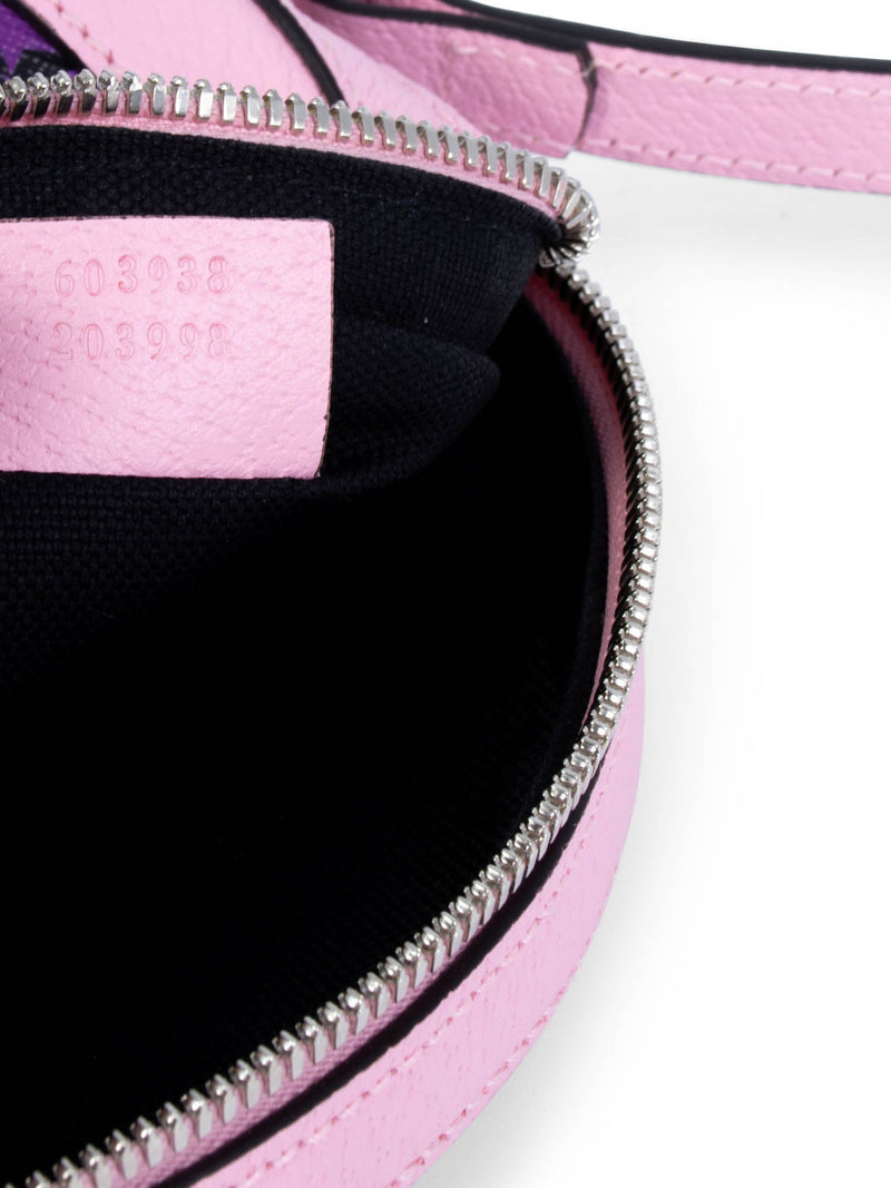 Gucci GG Supreme Monogram Psychedelic Round Messenger Bag Pink-designer resale