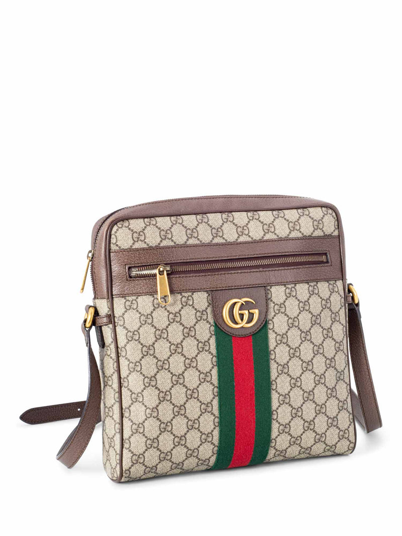 Gucci Ophidia GG Small Web Suede Leather Shoulder Bag