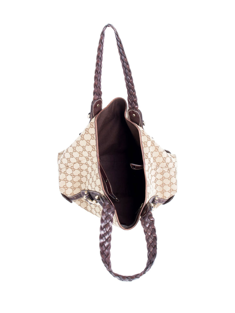 Gucci GG Supreme Pelham Shoulder Bag Brown-designer resale