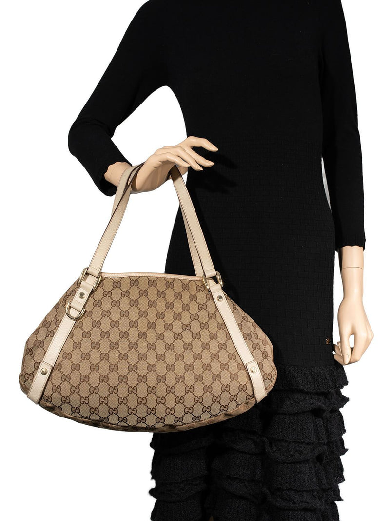 Gucci GG Supreme Pelham Shoulder Bag Brown-designer resale