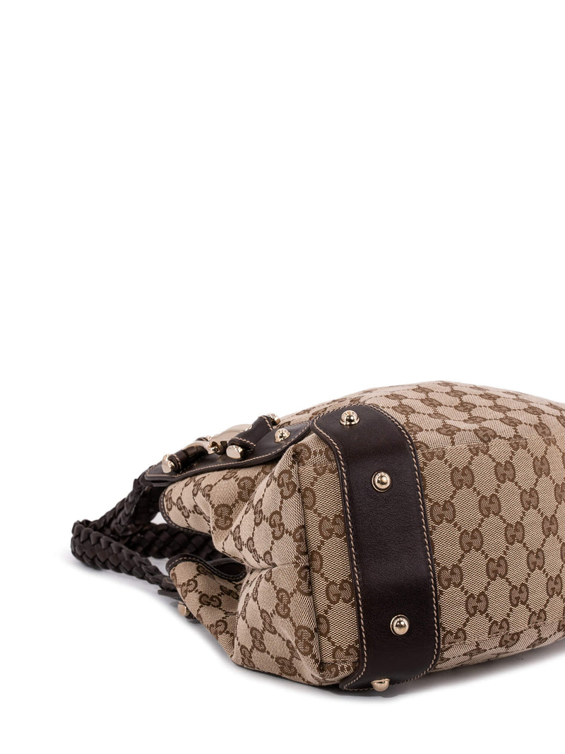 Gucci GG Supreme Pelham Shoulder Bag Brown-designer resale