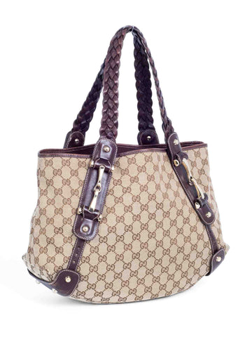 Gucci GG Supreme Pelham Shoulder Bag Brown-designer resale