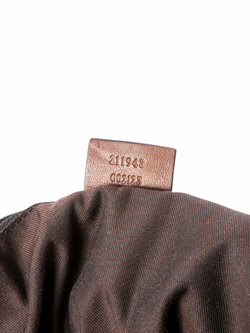 Gucci GG Supreme Sukey Large Hobo Bag Brown-designer resale
