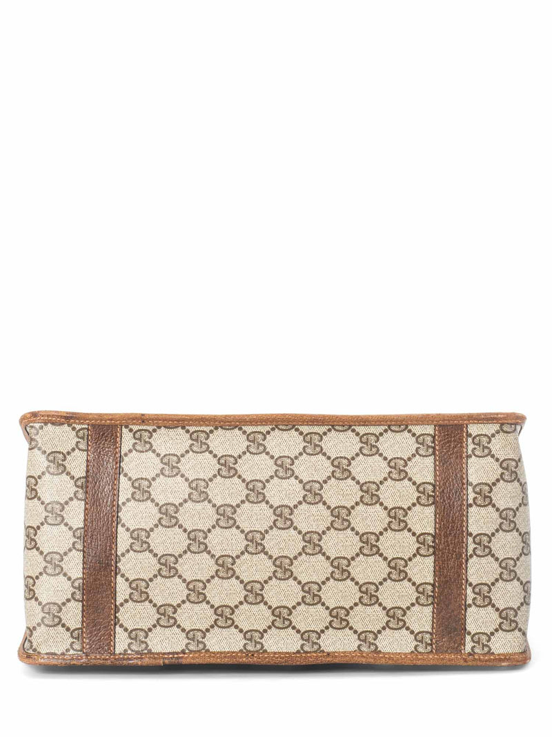Gucci vintage supreme canvas shoulder bag on sale