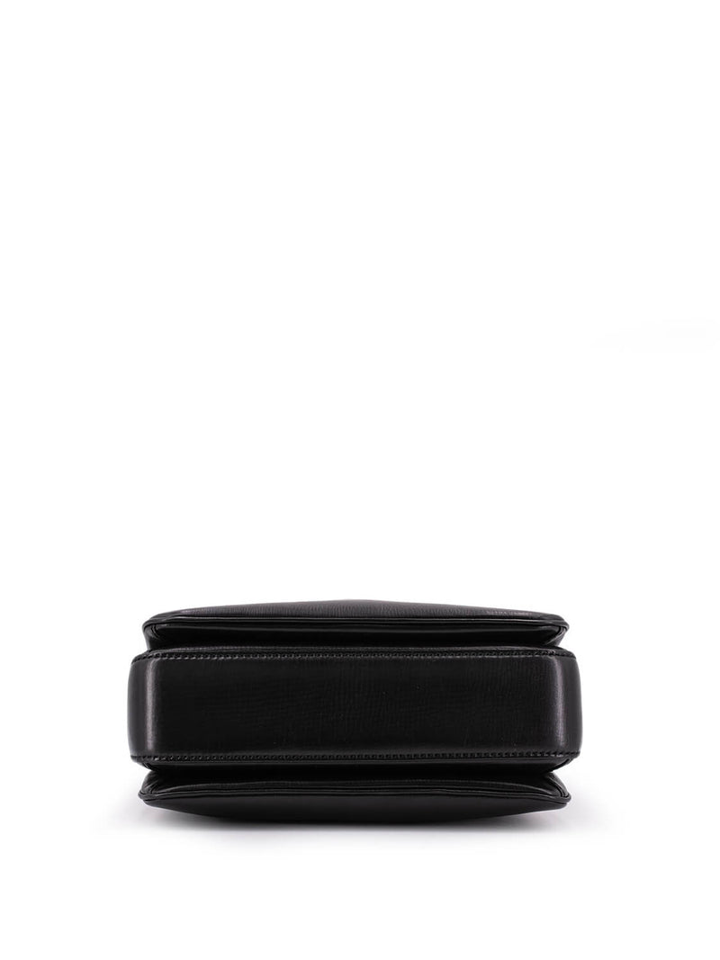 Gucci Leather Bamboo Top Handle Bag Black-designer resale