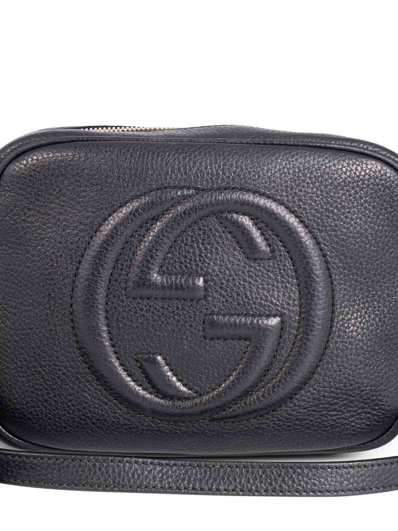 Gucci Soho Small Leather Disco Bag Black