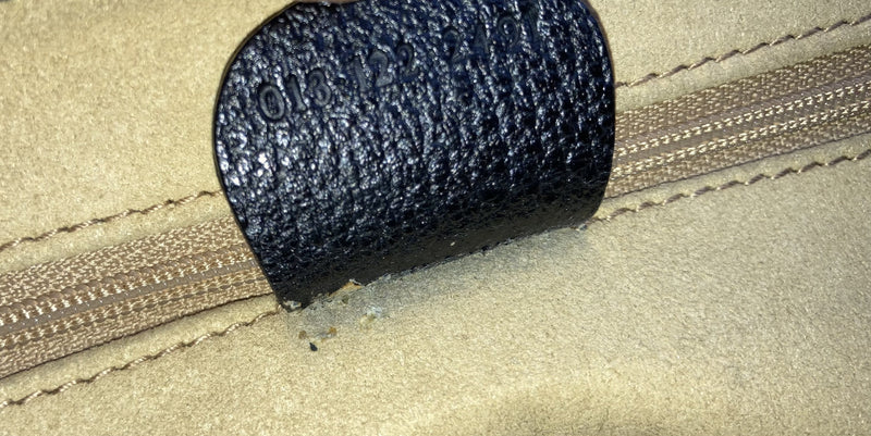 Gucci Leather Hand Painted Bamboo Top Handle Vanity Trunk Bag Black-designer resale