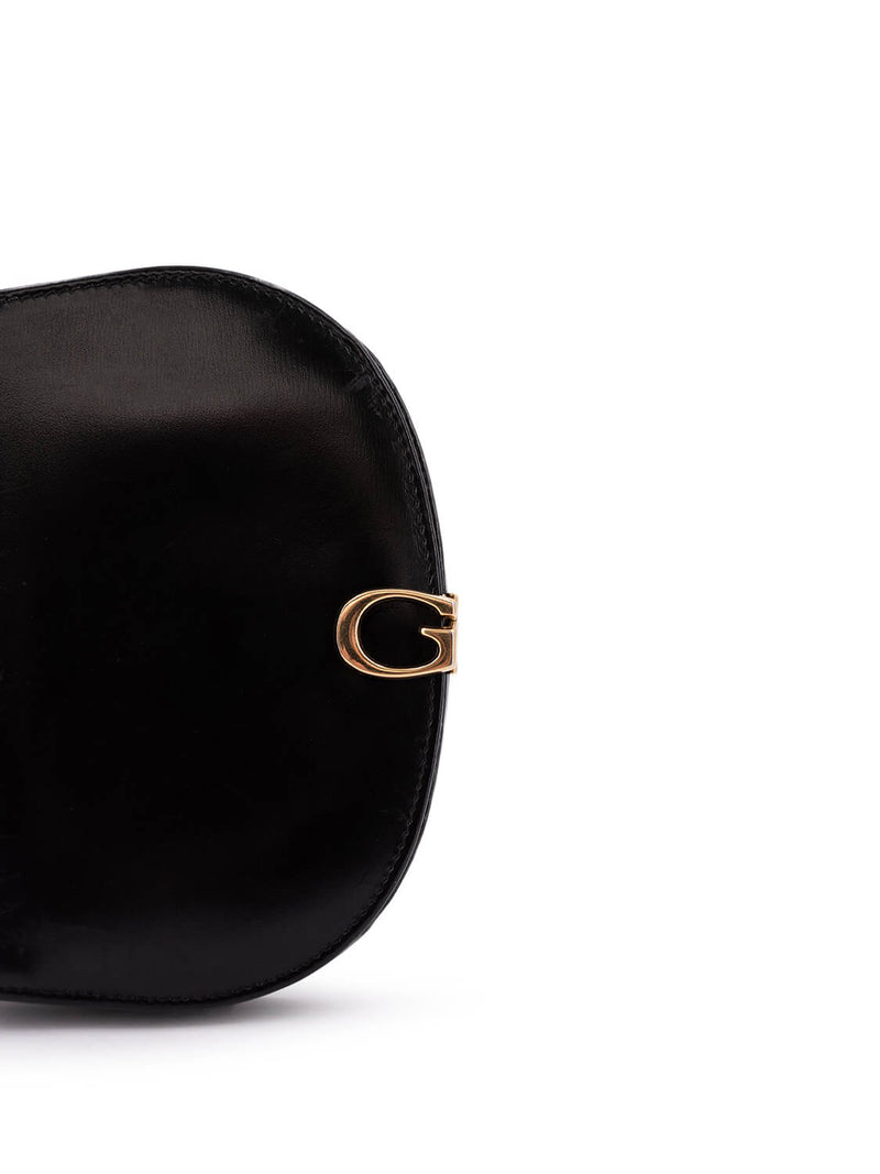 Gucci Leather Saddle Wallet Black-designer resale