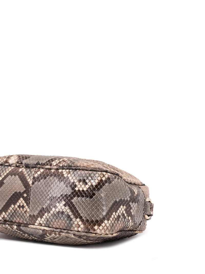 Gucci Snakeskin Small Soho Disco Bag Beige-designer resale