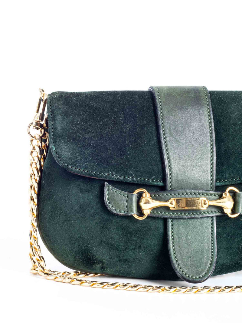Gucci Vintage GG Buckle Detail Shoulder Bag