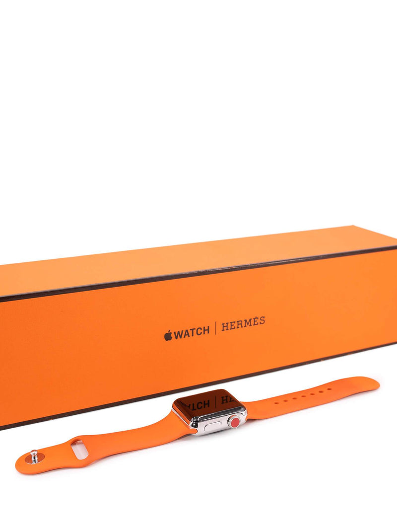 Hermes Apple Watch Series 3 38mm Orange-designer resale