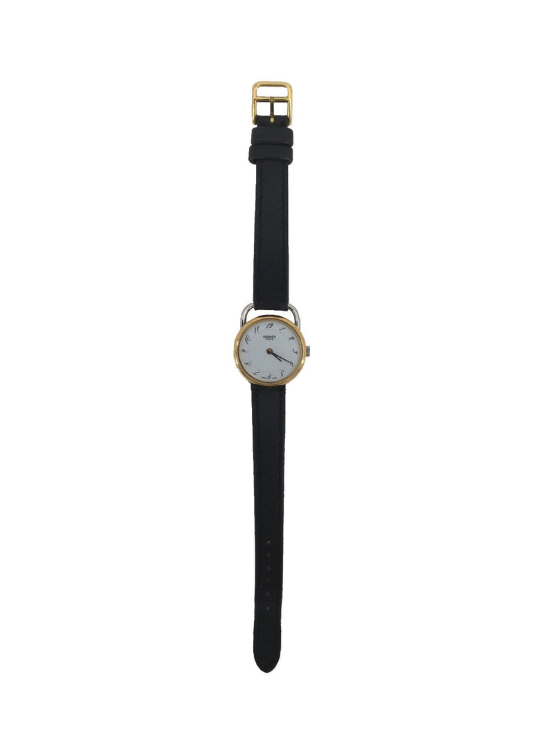 Hermes Arceau Quartz Watch 18K Yellow Gold-designer resale