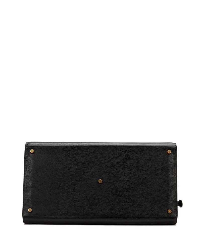 Hermes Ardennes Leather Airport Travel Bag 45 Black-designer resale