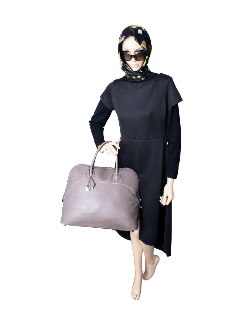 Hermes Bolide Clemence Bag Grey-designer resale