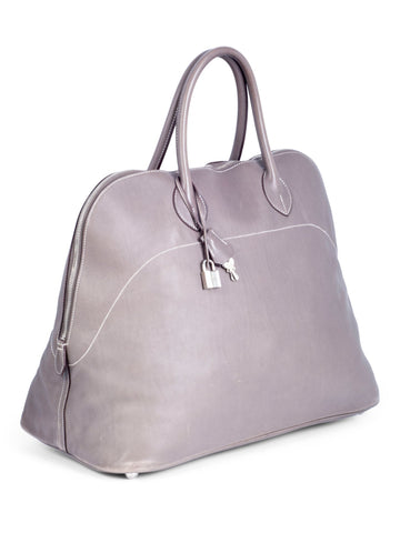 Hermes Bolide Clemence Bag Grey-designer resale