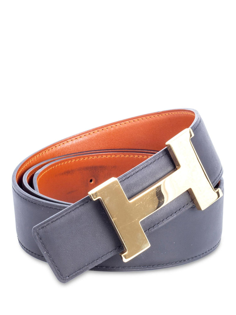 Hermes Box 42mm Constance H Belt 110 Black Brown-designer resale