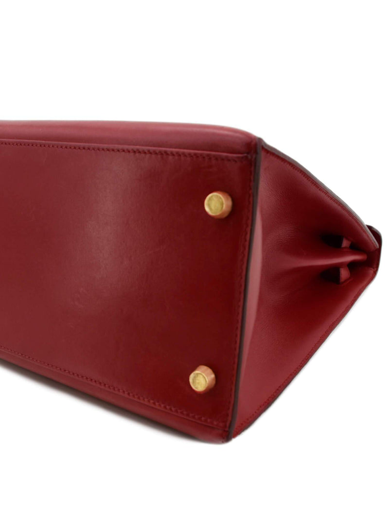 Hermes Box Kelly Sellier 35 Rouge-designer resale