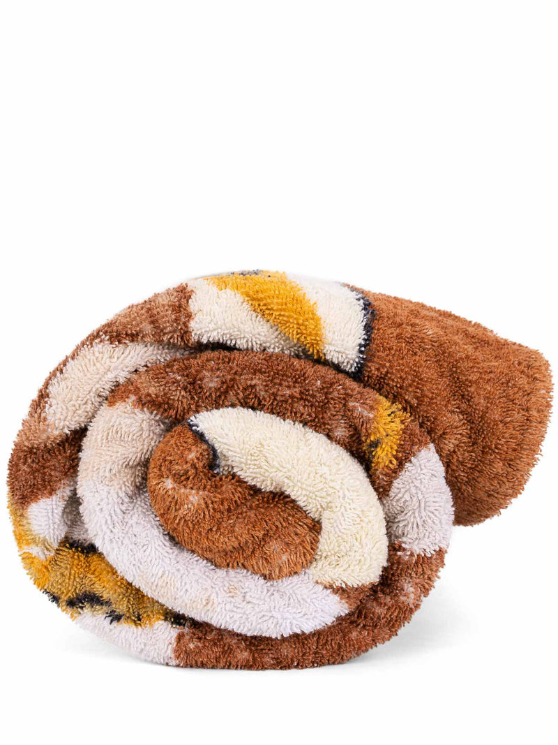 Hermes Cotton Panda Beach Towel Brown-designer resale