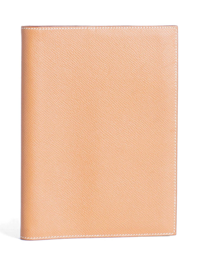 Hermes Epsom Agenda Passport Cover Brown-designer resale