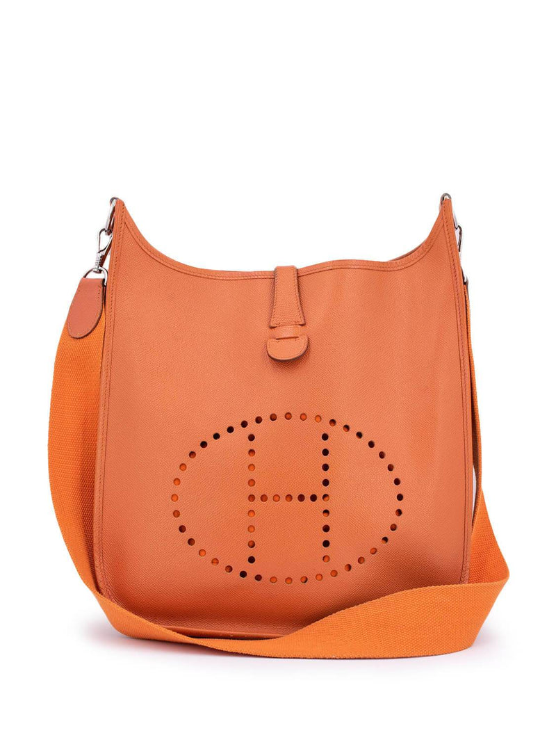 Hermes Epsom Evelyne Messenger Bag Orange