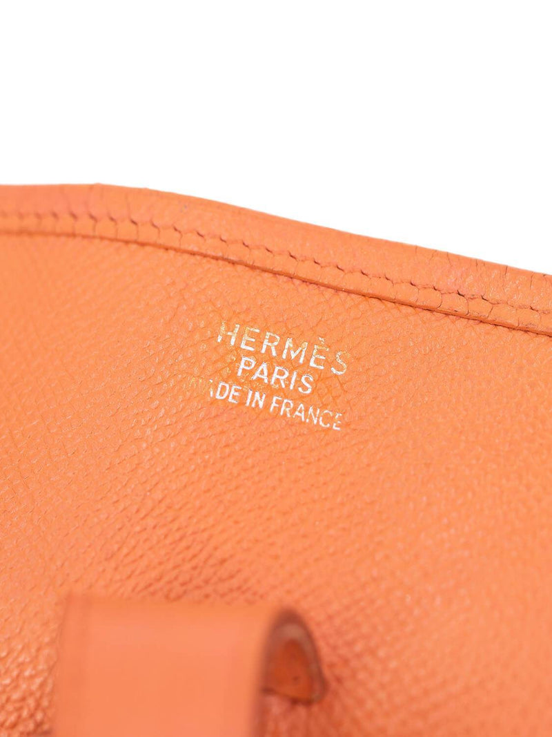 Hermes Epsom Evelyne Messenger Bag Orange-designer resale