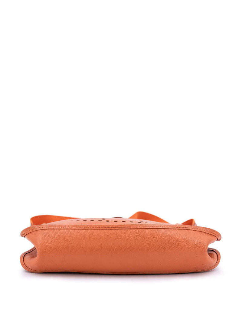 Hermes Epsom Evelyne Messenger Bag Orange-designer resale