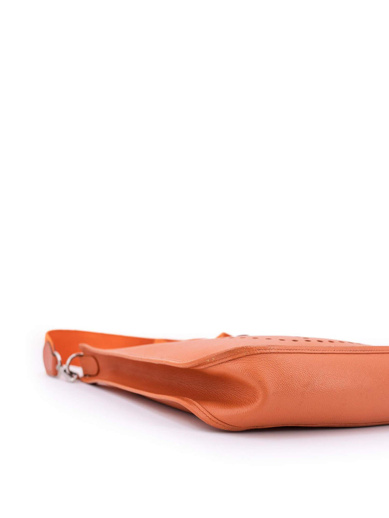 Hermes Epsom Evelyne Messenger Bag Orange-designer resale