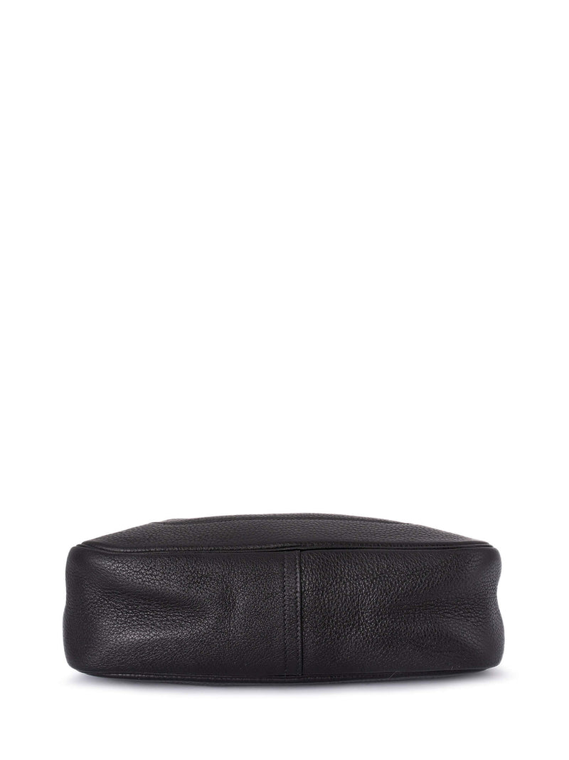 Hermes 31cm Black Barenia Leather Trim II Bag - Yoogi's Closet