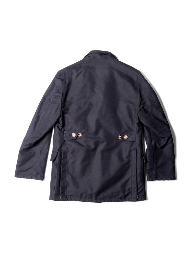 Hermes Horse Shoe Waterproof Utility Jacket Black