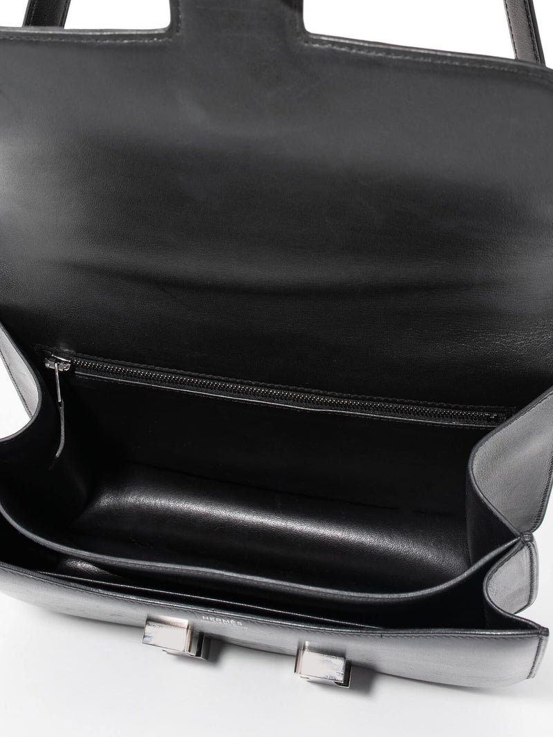 Hermes Leather Constance Bag 24 Black-designer resale