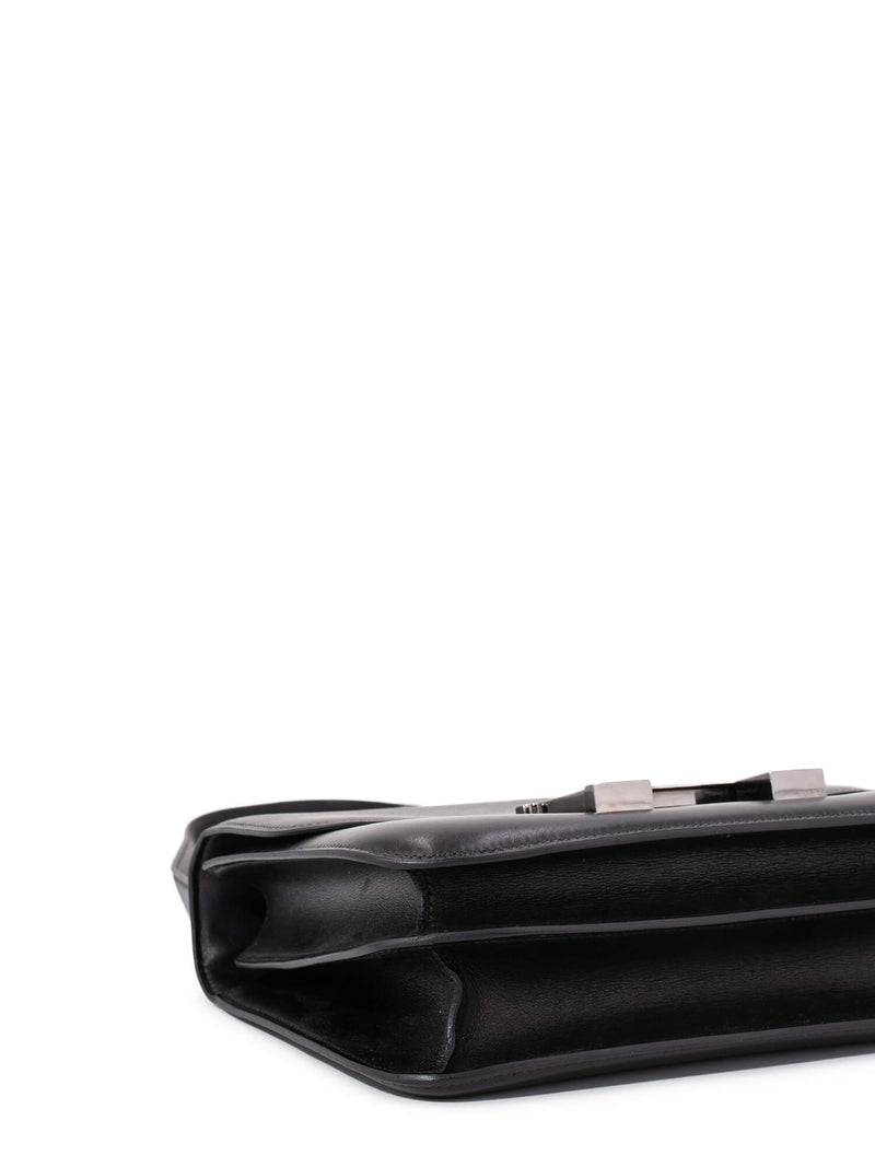 Hermes Leather Constance Bag 24 Black-designer resale