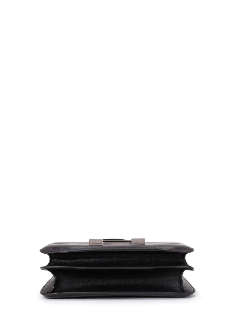 Hermes Leather Constance Bag 24 Black-designer resale