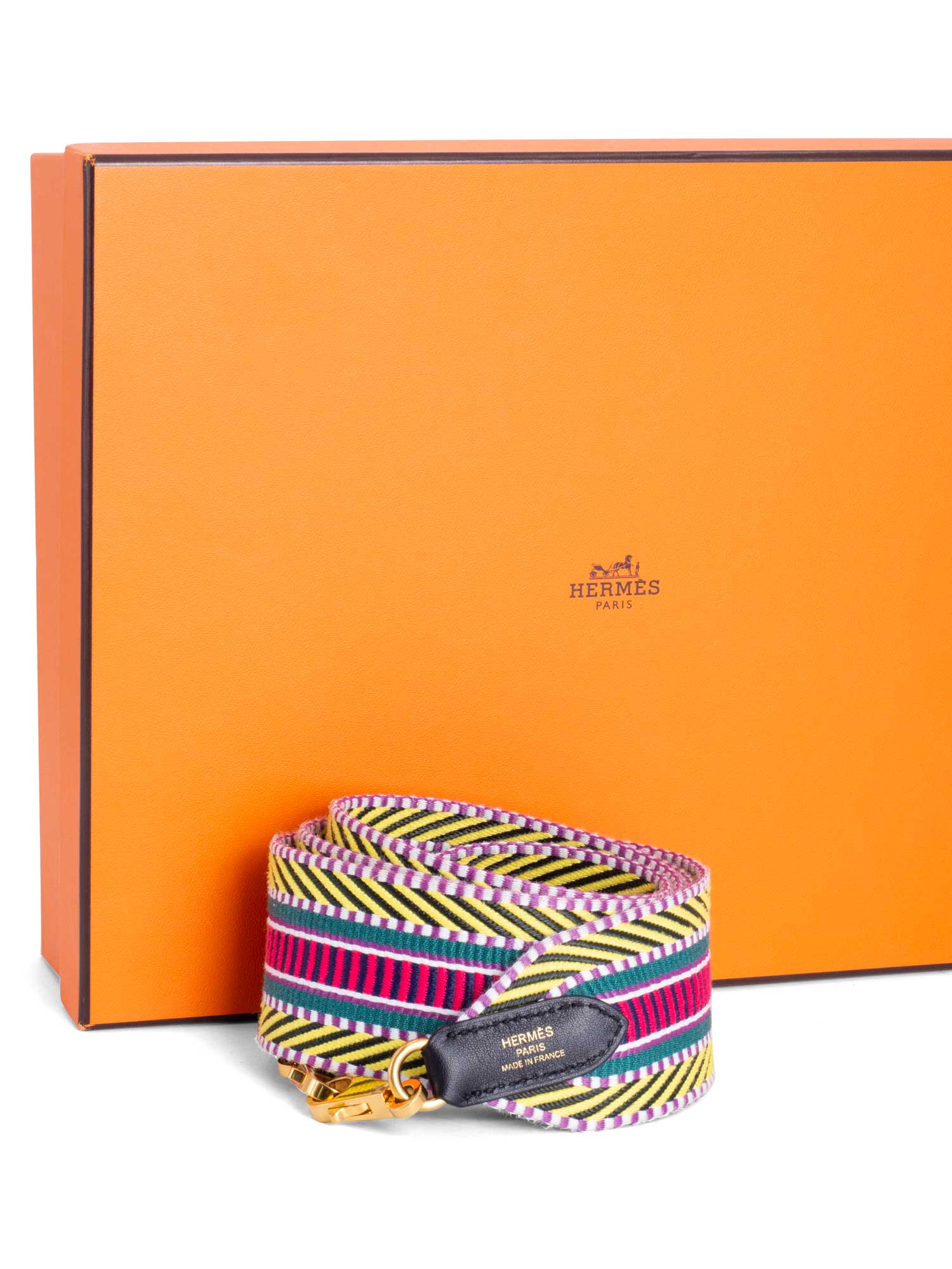 Hermes Sangle Cavale Bag Strap 50 MM Multicolor-designer resale