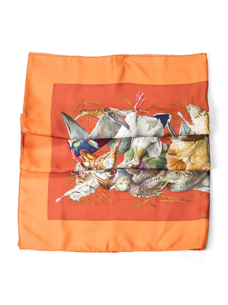 Hermes Silk Gibiers 1966 Silk Scarf 90 Multicolor-designer resale