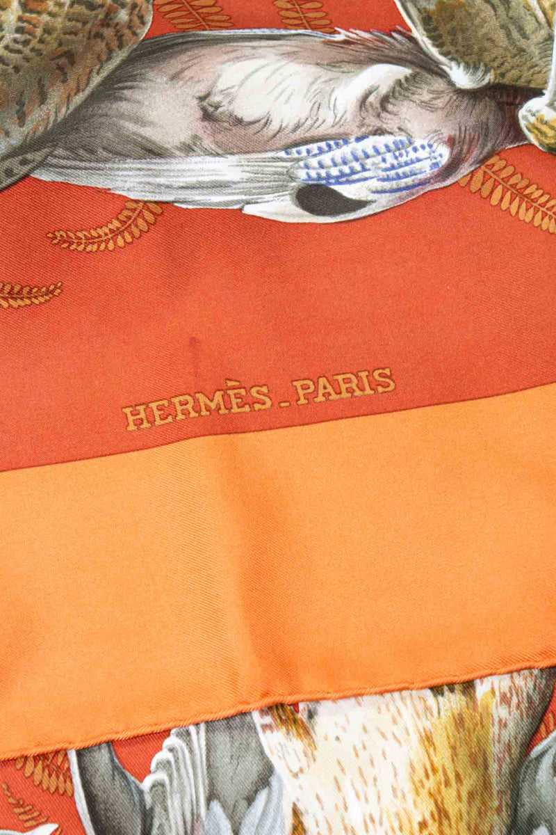 Hermes Silk Gibiers 1966 Silk Scarf 90 Multicolor-designer resale
