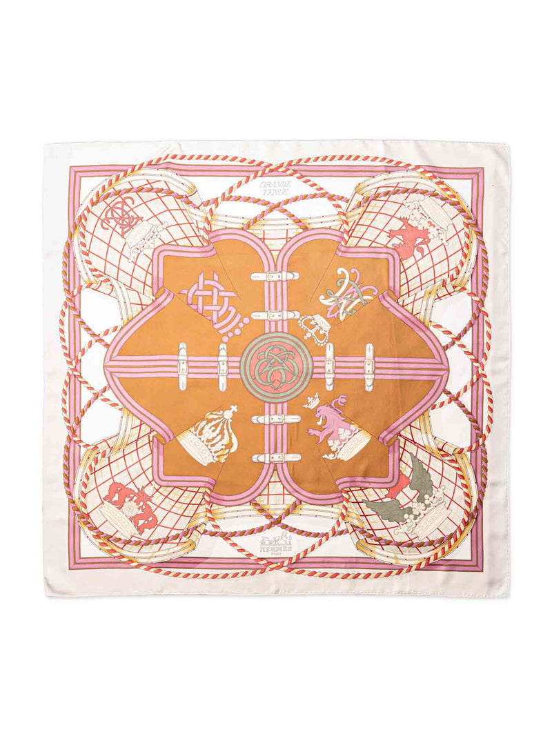 Hermes Silk Grand Tenue Scarf 90 Mulitcolor-designer resale