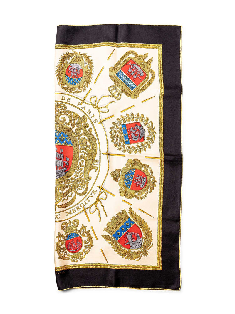 Hermes Silk Les Armes De Paris Scarf 90 Multicolor-designer resale
