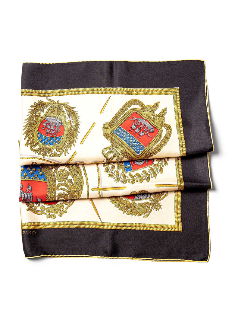 Hermes Silk Les Armes De Paris Scarf 90 Multicolor-designer resale