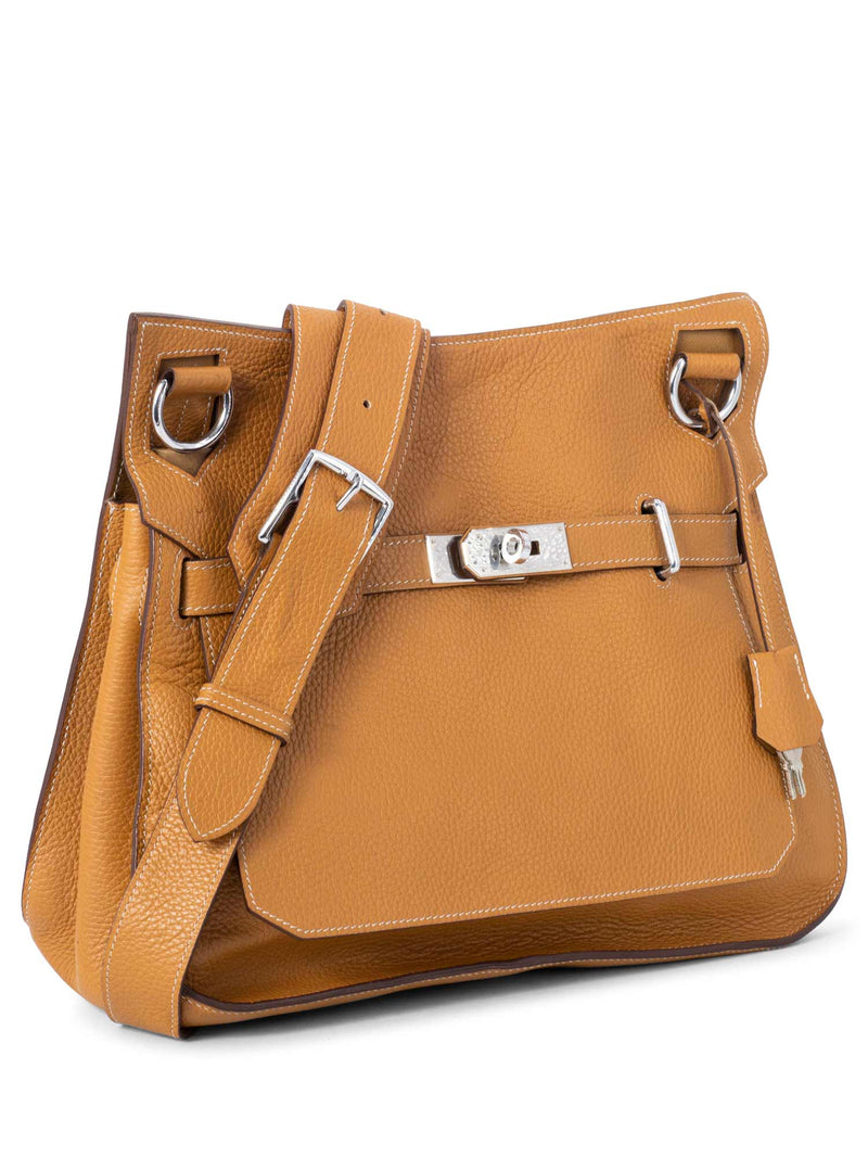 Hermes Yellow Clemence Leather Rodeo Messenger Bag - Yoogi's Closet