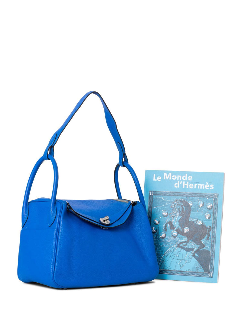 HERMES Taurillon Clemence Lindy 30 Etain 1248677