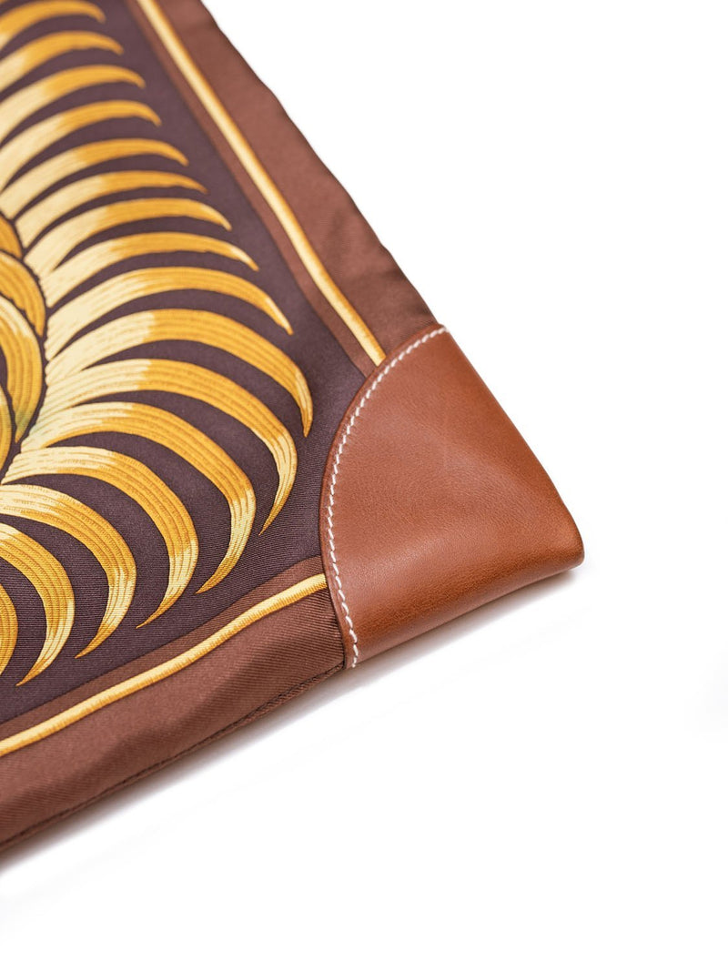 Hermes Tiger Print Silky City Messenger Bag Brown-designer resale