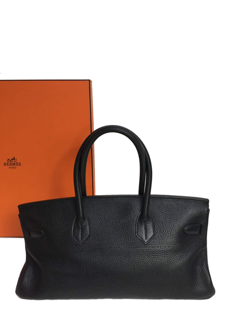 Hermes Togo JPG Birkin 42 Black-designer resale