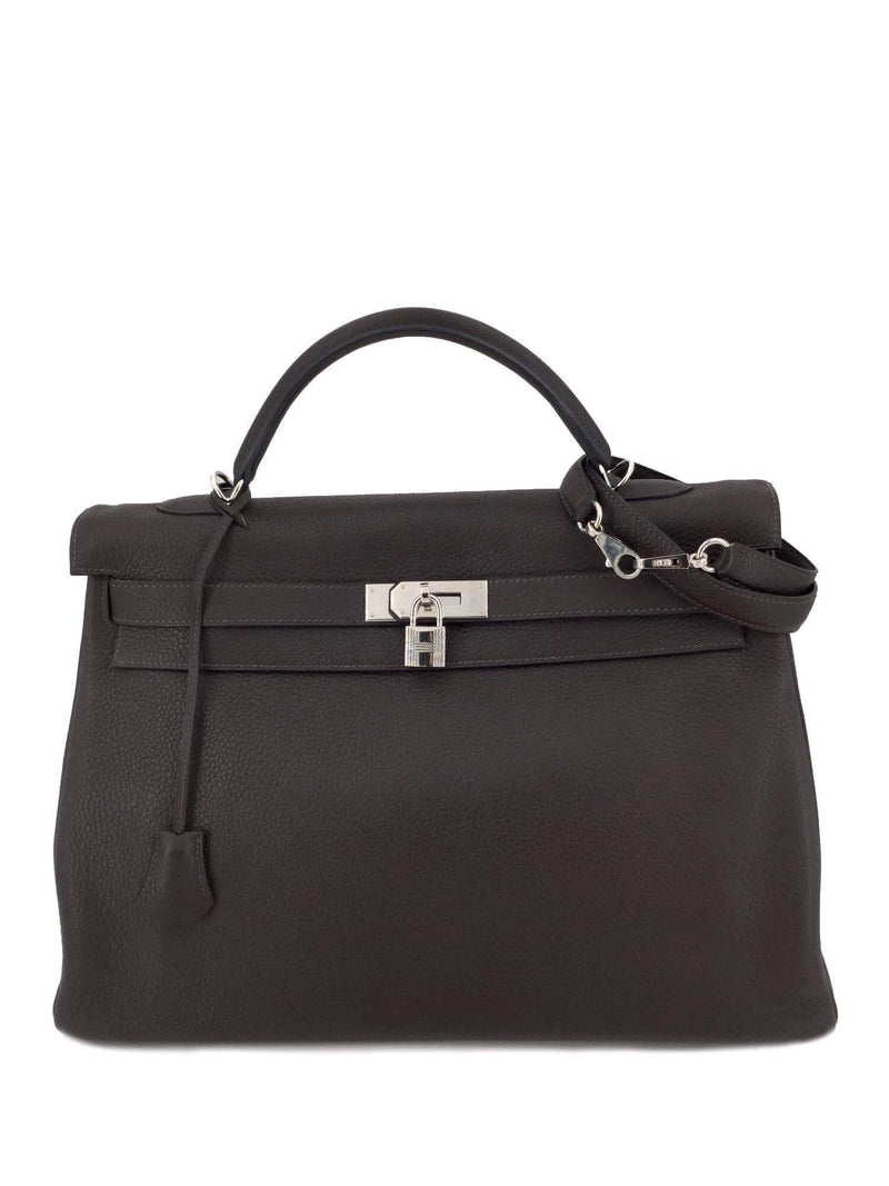 Hermes Togo Kelly Retourne 40 Brown-designer resale