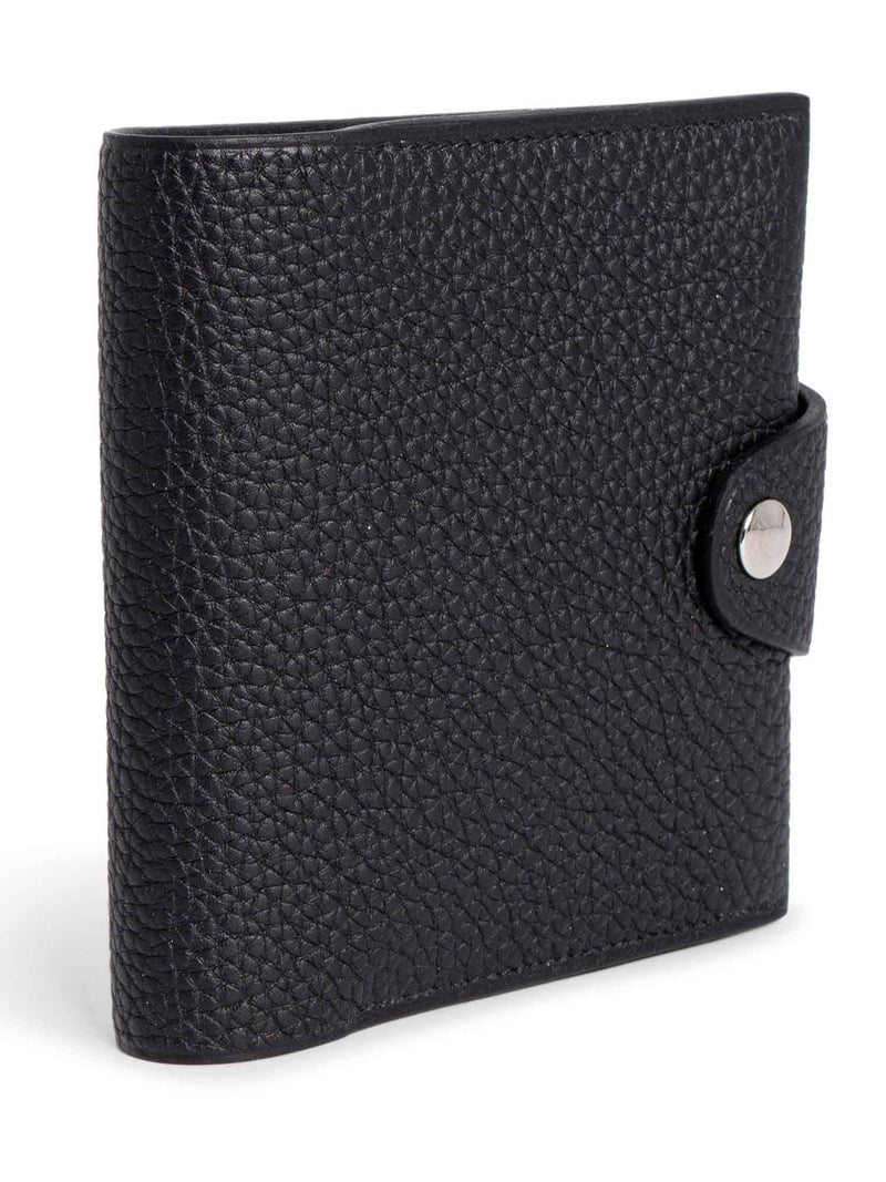 Hermes Togo Leather Mini Reusable Notebook Black-designer resale