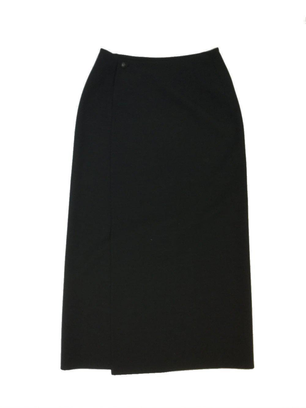 Hermes Wool Wrap Maxi Skirt Grey-designer resale